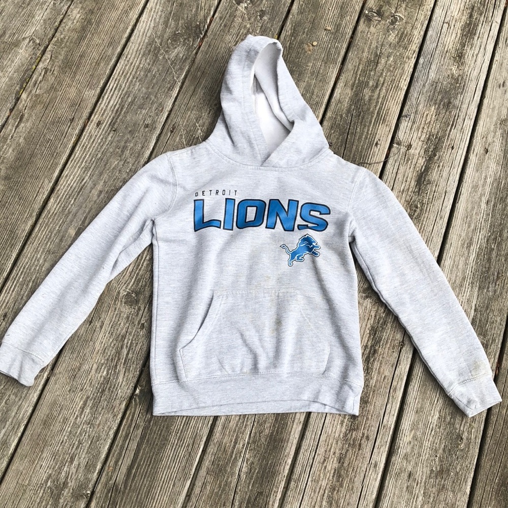 Grey Detroit Lions Sweatshirt
